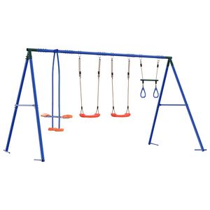 vidaXL V&auml;ljas Kiik Komplekt Mitmev&auml;rviline 330 x 185 x 185 cm
