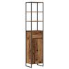 vidaXL Vannitoa kapp Vana puit 40 x 30 x 180 cm Tehispuit