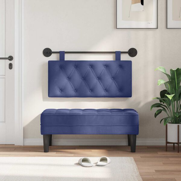 vidaXL Rippuv Peatoe Politsei sinine 90 x 55 x 7 cm Samet