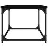 vidaXL kohvilaud, must, 102 x 50 x 40 cm, tehispuit ja raud
