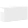 vidaXL seinakapp, 60 x 20 x 30 cm, valge, tehispuit
