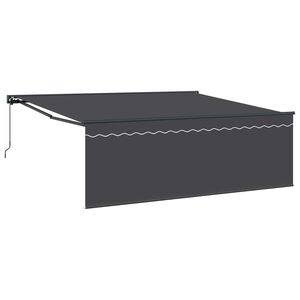 vidaXL Kailastud raam Kollane ja Valge 350 x 250 cm