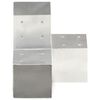 vidaXL posti&uuml;hendused, 4 tk Y-kujuline, tsingitud metall, 101 x 101 mm