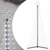 vidaXL LED j&otilde;ulupuu 339 LED k&uuml;lm, valge 182 cm