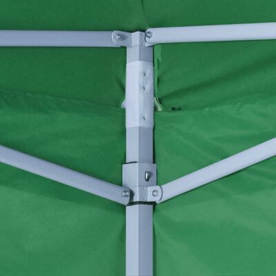 vidaXL roheline kokkupandav telk, 3 x 3 cm nelja seinaga
