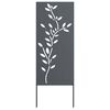 vidaXL Aia privaatsuse kate Antratsiit 50 x 140 cm K&uuml;lmpruun teras