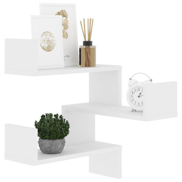 vidaXL seina nurgariiul, valge, 40 x 40 x 50 cm, puitlaastplaat