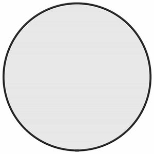 vidaXL seinapeegel, must, &Oslash; 50 cm, &uuml;mmargune