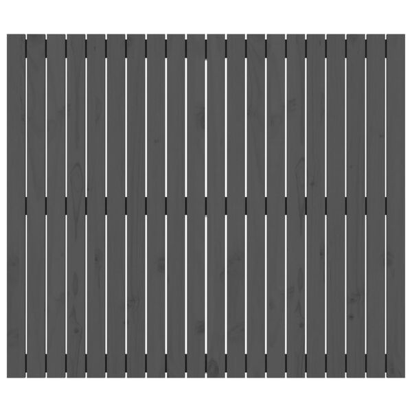 vidaXL seinale kinnitatav voodipeats, hall, 127,5x3x110 cm, m&auml;nnipuit