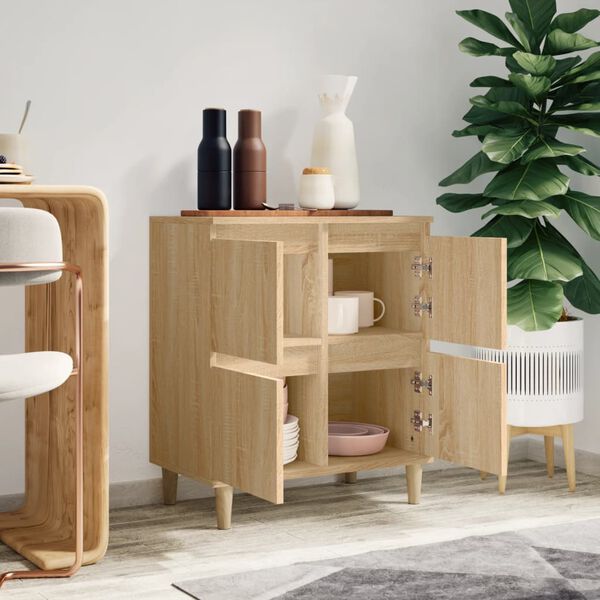 vidaXL puhvetkapp, Sonoma tamm, 60 x 35 x 70 cm, tehispuit