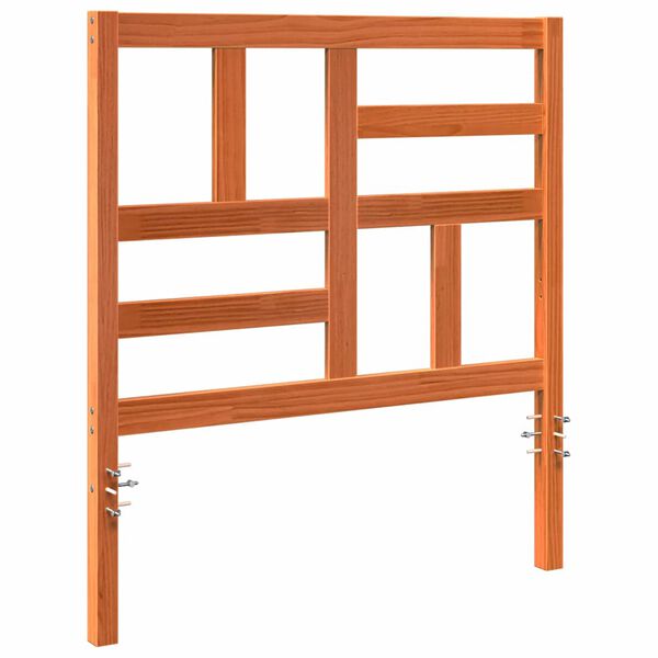 vidaXL Voodi Peatoe peaga Vahapruun 105,5 x 4 x 104 cm Tahke m&auml;nd