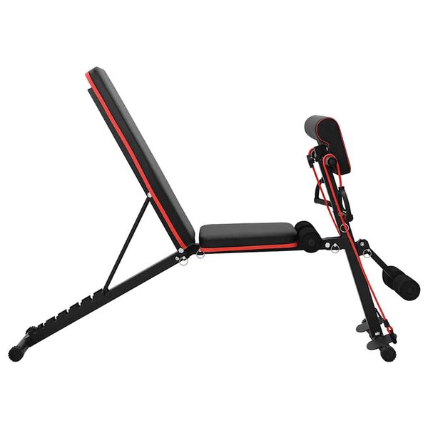 vidaXL Kaalupink Must 132 x 54 x 100 cm Teras