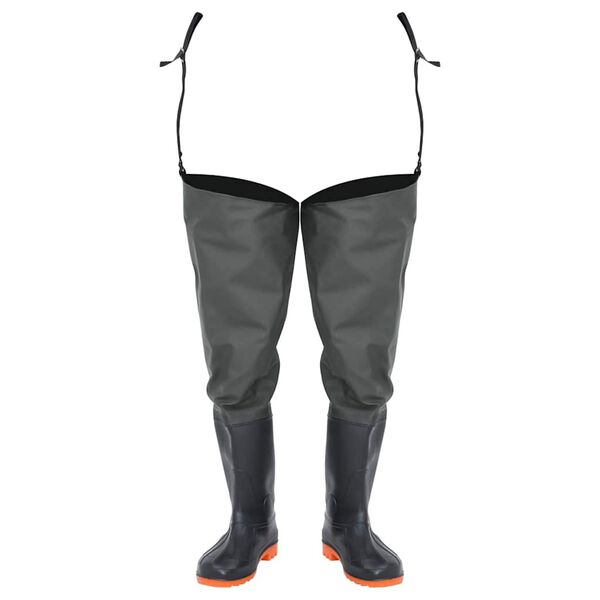 vidaXL kalamehekummikud, tumeroheline, suurus 46