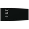 vidaXL seinakinnitusega magnettahvel, must, 50 x 20 cm, klaas