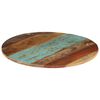 vidaXL ümmargune lauaplaat 60 cm 15–16 mm toekas taaskasutatud puit