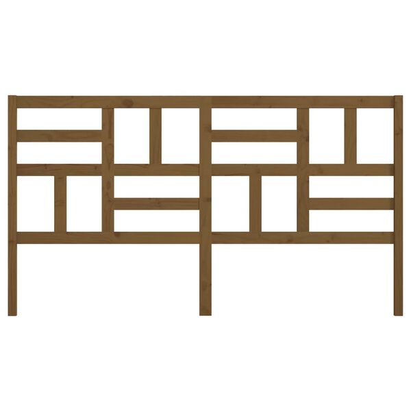 vidaXL voodipeats, meepruun, 206 x 4 x 104 cm, männipuit