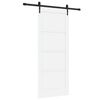 vidaXL Libisev uks ORKDAL Valge 83 x 202 cm Toekas m&auml;nnipuit