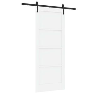 vidaXL Libisev uks ORKDAL Valge 83 x 202 cm Toekas m&auml;nnipuit