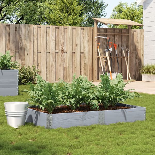 vidaXL aia taimekast, hall, 150x100 cm, m&auml;nnipuit