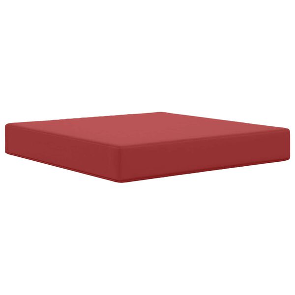 vidaXL V&auml;lim&ouml;&ouml;blitugi patja 2 pcs Veinipunane Pol&uuml;ester