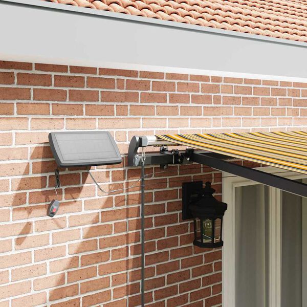 vidaXL K&auml;igukohandatav varikatus Mitmev&auml;rviline 500 &times;350 cm kangas