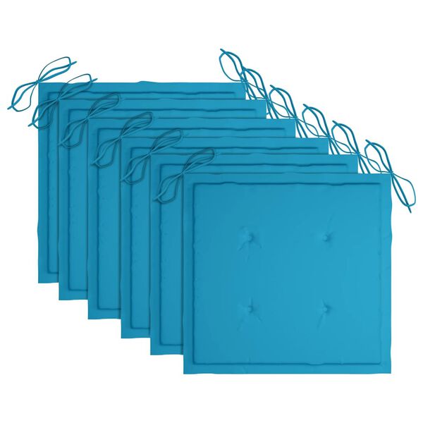 vidaXL s&ouml;&ouml;gitoolid aeda 6 tk patjadega akaatsiapuit