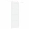 vidaXL Libisev uks Valge 83 x 232 cm Tahke m&auml;nd