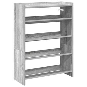 vidaXL kingariiul, hall sonoma tamm, 60x25x81 cm, tehispuit