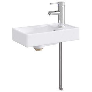 vidaXL Vannitoa pesu kauss Kroom 40,5 x 22,5 x 11,5 cm Metall