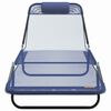 vidaXL Kokkupandav lamamistool 2 pcs Mereväesinine 182 x 55 x 85.5 cm
