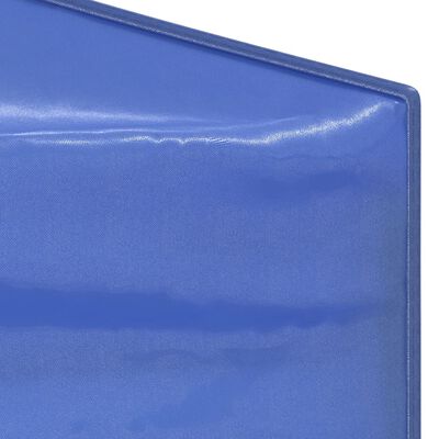 vidaXL kokkupandav peotelk külgseintega, sinine, 3 x 3 m