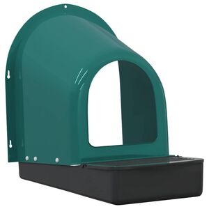 vidaXL kanade pesakastid 4 tk seinale kinnitatavad, tumerohelised, plast