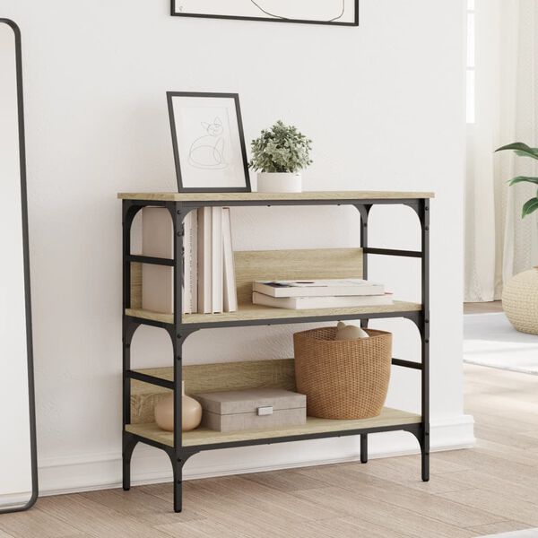 vidaXL konsoollaud, Sonoma tamm, 75x32x75 cm, tehispuit