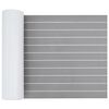 vidaXL Paadi matt Triibuline Helehall ja valge 240 x 60 cm EVA