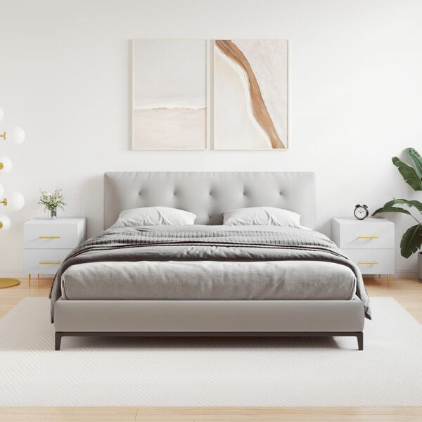 vidaXL &ouml;&ouml;kapid 2 tk, valge, 40 x 35 x 47,5 cm, tehispuit