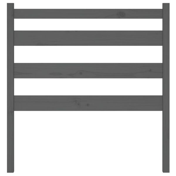 vidaXL voodipeats, hall, 96 x 4 x 100 cm, männipuit