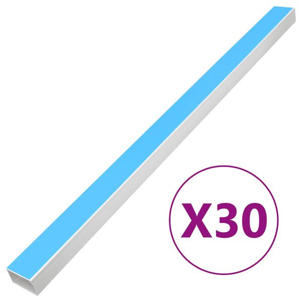 vidaXL kaablikanal iseliimuv 100x40 mm 30 m PVC