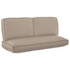 vidaXL Padjakomplekt 3 pcs Pruunikashall Oxfordi kangas