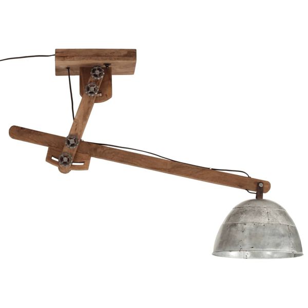 vidaXL laelamp, 25 W, vanaaegne h&otilde;bedane, 105 x 30 x 65-108 cm, E27