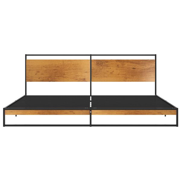 vidaXL voodiraam, metall, 200x200 cm