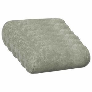 vidaXL Diivanipadi 6 pcs HEERLEN Roheline &Oslash; 15 x 40 cm &Scaron;en&uuml;&uuml;lfabric