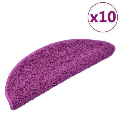 vidaXL trepivaibad 10 tk, 65 x 21 x 4 cm, violetne