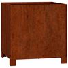 vidaXL jalgadega taimekast, rooste, 40 x 40 x 40 cm, Corten teras