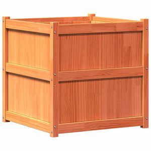 vidaXL aia taimekast, vahapruun, 70 x 70 x 70 cm, m&auml;nnipuit