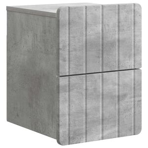 vidaXL Seinale kinnitatav &ouml;&ouml;tis Betoonhall 33 x 34,5 x 43 cm Tehispuit