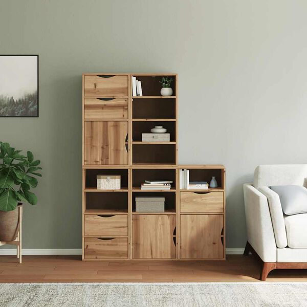 vidaXL K&uuml;lgkapid 5 tk ODDA, 40x24x79 cm t&auml;ispuidust m&auml;nd