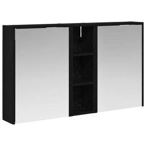 vidaXL Vannitoa kapikomplekt jaoks 3 pcs 106 x 16 x 62,5 cm Tehispuit