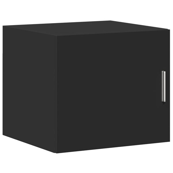 vidaXL seinakapp, must, 45x42,5x40 cm, tehispuit