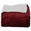 vidaXL Pleedi pleed Bordeaux punane 220 x 240 cm Fliis