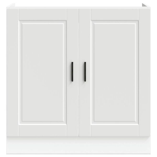 vidaXL valamu aluskapp, Porto, valge, 80x46x81,5 cm, tehispuit